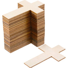 150Stk Holzkreuze Bastelset Khaki DIY Graffiti Kinder Spielzeug