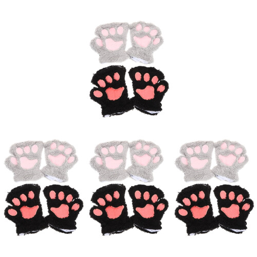 8Paare Damen Winter Finger Bunt 1