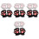 8Paare Damen Winter Finger Bunt 3