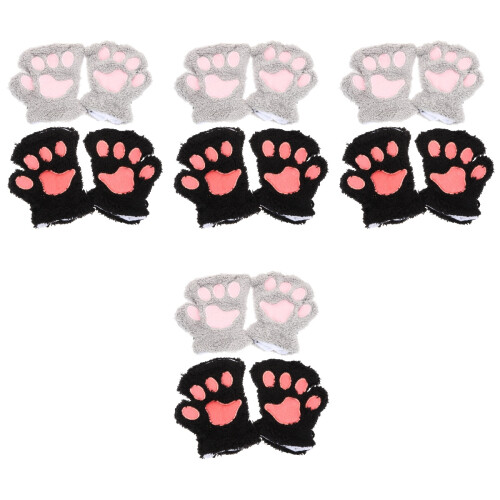 8Paare Damen Winter Finger Bunt 2