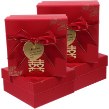 12Stk Rote Geschenkboxen Mit - Und Partydekor