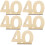 5Stk Holz Nummer Khaki Mitgebrauch Robust Elegant 9
