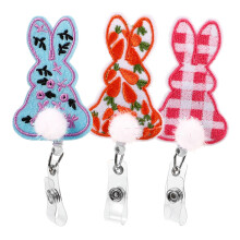 12Stk Retractable Ausweisclip Hase Praktisch Langlebig