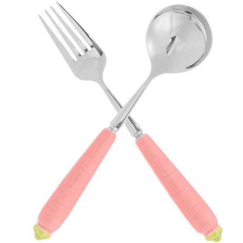 6Pz Cucchiaio Rosa Decorazione Per Dessert 2