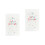 2Stk Geburtstags-Party Hintergrund Weiß Polyester Simple Design 4