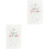 2Stk Geburtstags-Party Hintergrund Weiß Polyester Simple Design 3
