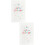 2Stk Geburtstags-Party Hintergrund Weiß Polyester Simple Design 7