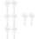 8Set Supporti Floreali in Schiuma Per Bouquet Da Sposa E Feste 7