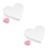 2Ud Cake Dummy Corazón Para Decoración Y Práctica De Repostería 9