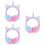 3Pièces Cache-Oreilles Violet Anti-Vent Pour Camping 7