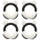4Pièces Protège-Oreilles Ours Noir Pour En Hiver 5