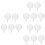 75Pièces Transparent Tasses Décoratives Bonbons 6