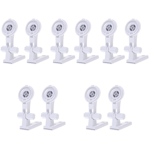10Pièces Support Mural Caméra ABS Ajustable 180 Pour Maison 2