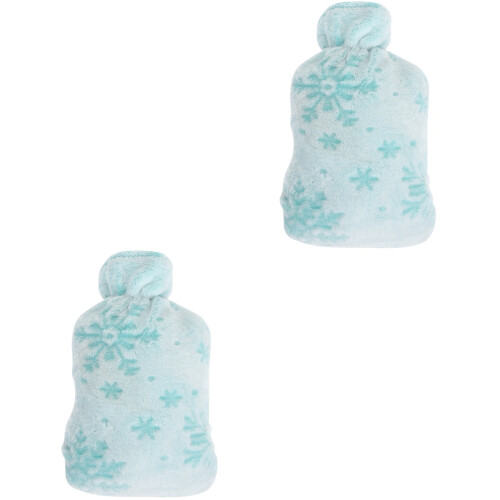 2Pièces Protection Housse Bouillotte Souple Confortable Durable 2