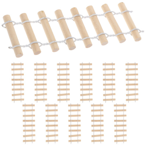 60Pz Mini Beige in Legno Per Miniature E Decorazioni