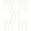 15Pièces Bracelet Croix Pour Baptême Décoratifs 8