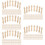 60Pz Mini Beige in Legno Per Miniature E Decorazioni 11