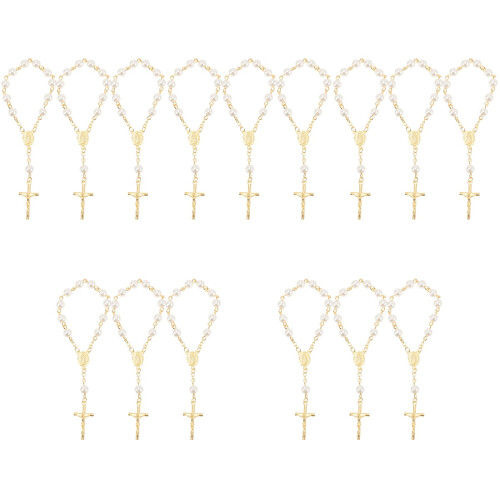 15Pièces Bracelet Croix Pour Baptême Décoratifs 2