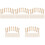 60Pz Mini Beige in Legno Per Miniature E Decorazioni 3