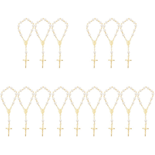 15Pièces Bracelet Croix Pour Baptême Décoratifs 1