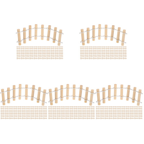 60Pz Mini Beige in Legno Per Miniature E Decorazioni 1