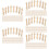 60Pz Mini Beige in Legno Per Miniature E Decorazioni 10