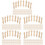 60Pz Mini Beige in Legno Per Miniature E Decorazioni 6