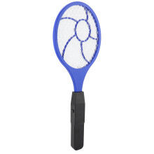 Three-Layer Electric Mosquito Swatter Bug Zapper Racket, Blue, 44.3x15.8cm