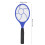 Three-Layer Electric Mosquito Swatter Bug Zapper Racket, Blue, 44.3x15.8cm 3