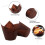 Κομψές θήκες για cupcakes Tulip, αντοχή στη θερμότητα έως 425 βαθμούς Φαρενάιτ, 4