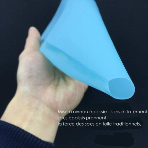 Εργαλεία διακόσμησης κέικ DIY, μπλε σετ άκρων ζαχαροπλαστικής από υλικά τροφίμων, 1