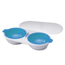 Kitchen Gadget, Microwaveable Food Grade Edible Silicone Non-Stick Microwave Egg Maker, Quick Cooking For Breakfast Sandwich Eggs, Easy To Clean Dishw