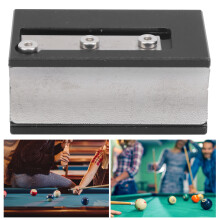 Aluminium Poolbillardkegel-Formgebung und Polierwerkzeug, 54x30x24mm, Schwarz