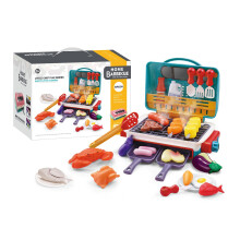 (blue) Magical Meals Kids Sensory Kitchen BBQ Realistic Grills Color Changing