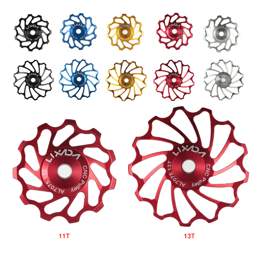 2pcs MTB Road Bike Ceramic Pulley 11T/13T Alloy Guide 41/49mm-image-OPC-PMWJKV5-NEW