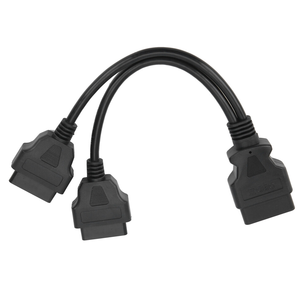Obd2 Cable 1-To-2 Extension Splitter 11.8In For Car Diagnostics 9401359891652