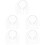 5St Wit Mesh Hoofdband Sluier Bruids Haaraccessoires 8