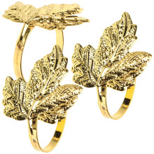 9Stk Goldene Serviettenhalter Langlebig Rustfrei Perfekte Tischdeko
