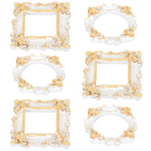 18Stk Vintage Mini Resin Bilderrahmen Für & DIY