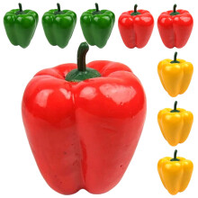 36Stk Fake Süßpaprika Polyfoam Modell Für Zuhause