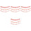 4Sets Hängendes Muttertagsbanner Papier Pink Partydekoration 5