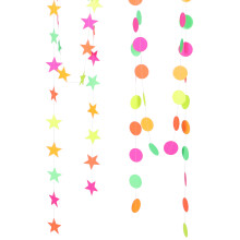 10Stk Neon Papier Partydeko Leuchtend Für Hochzeit
