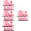 8Stk Holz Schild Rote Valentinstag 5