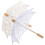 8Stk -Schirm Hochzeit Holzgriff Deko 2