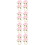 16Stk Rosa Tischdekoration Elegant 10