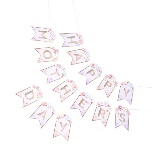 4Sets Papier-Muttertagsbanner Mit Für Festliche Partydeko