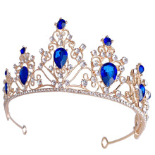 2Stk Dunkelblaue Brautkrone Haarschmuck Für Damen