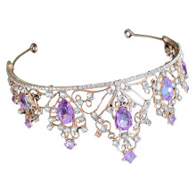 3Stk Brautkrone Zinklegierung Tiara Für Partys