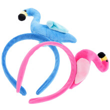 6Stk Lustiger Flamingo Haarreif Cartoon Kinder Haarband Farbenfroh