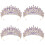 4Stk Haarschmuck Tiara Stirnband 7